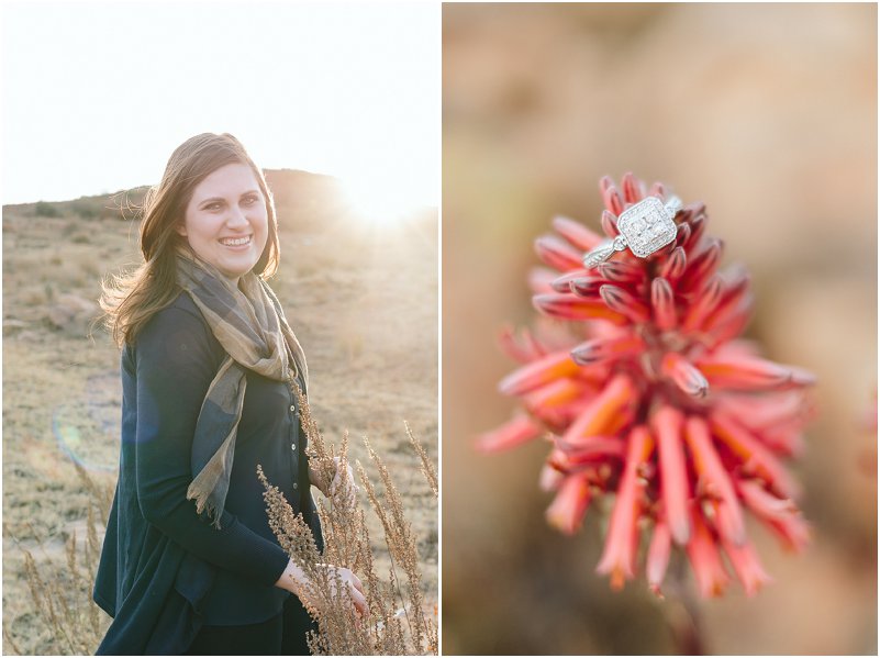 posting engagement photo shoot