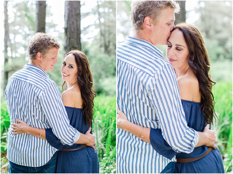 forest engagement photo shoot