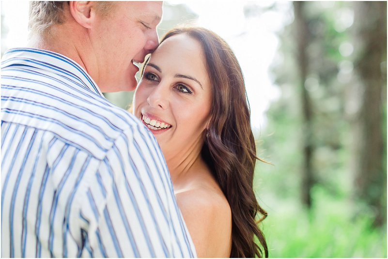 forest engagement photo shoot