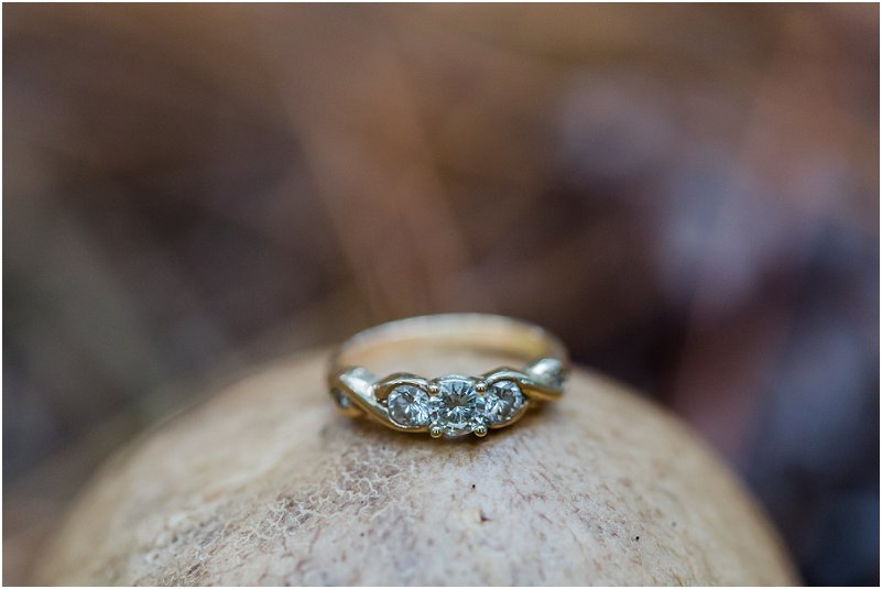 forest engagement photo shoot