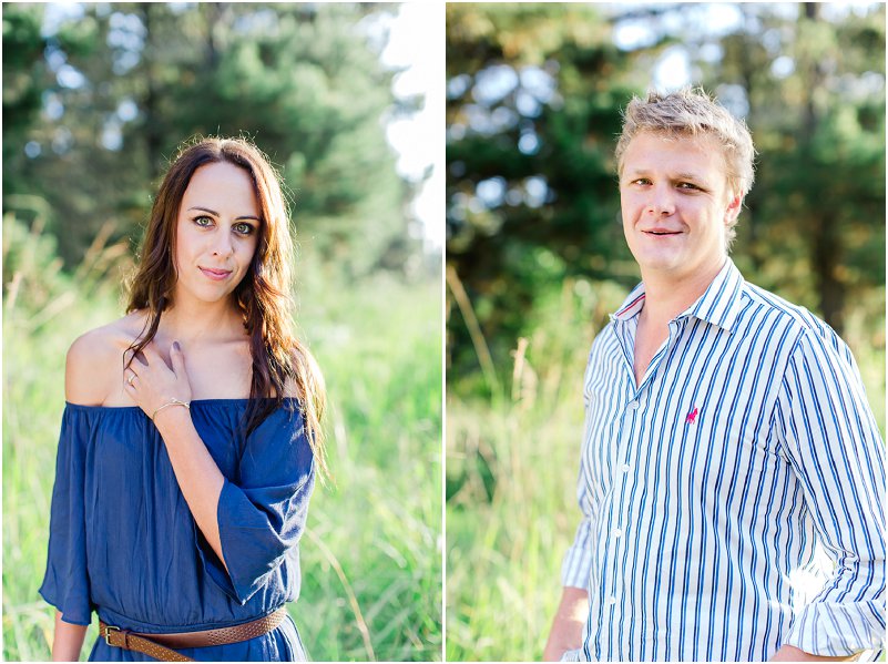 forest engagement photo shoot