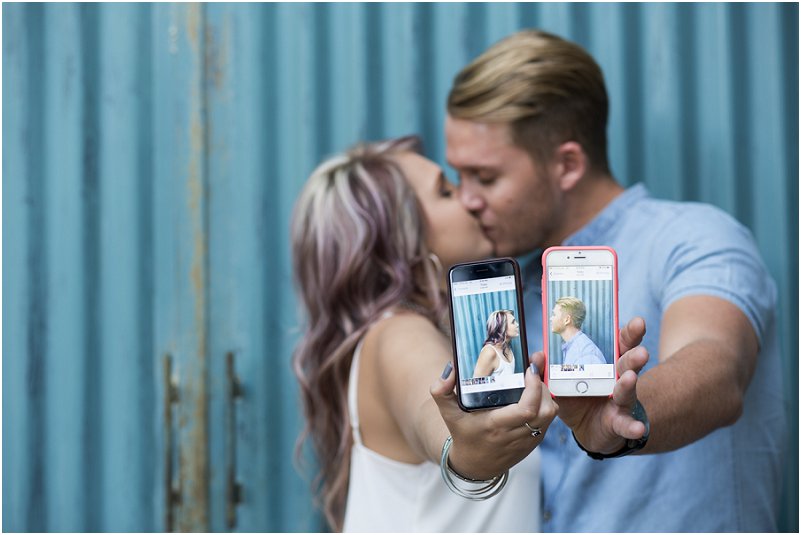 cute engagement photo shoot