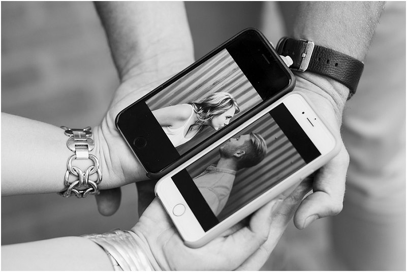 cute engagement photo shoot