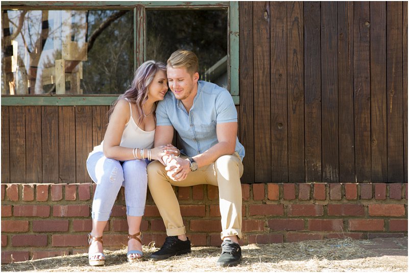 cute engagement photo shoot