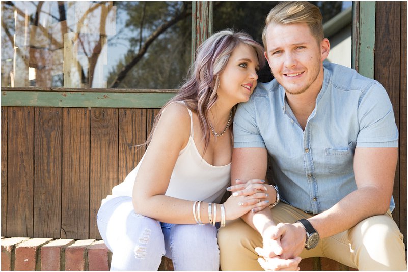 cute engagement photo shoot