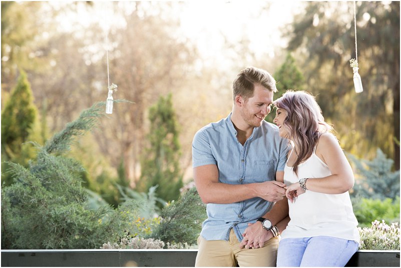 cute engagement photo shoot