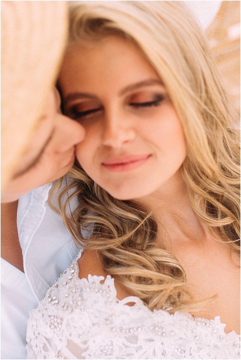 Tropical beach wedding