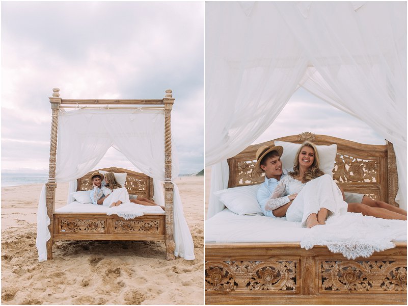 Tropical beach wedding