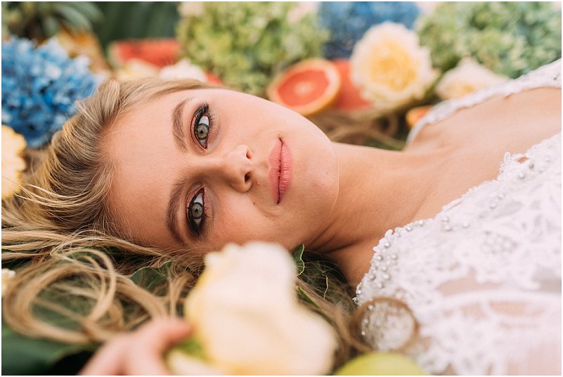 Tropical beach wedding