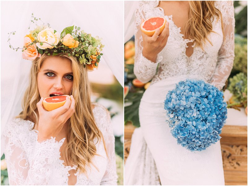 Tropical beach wedding