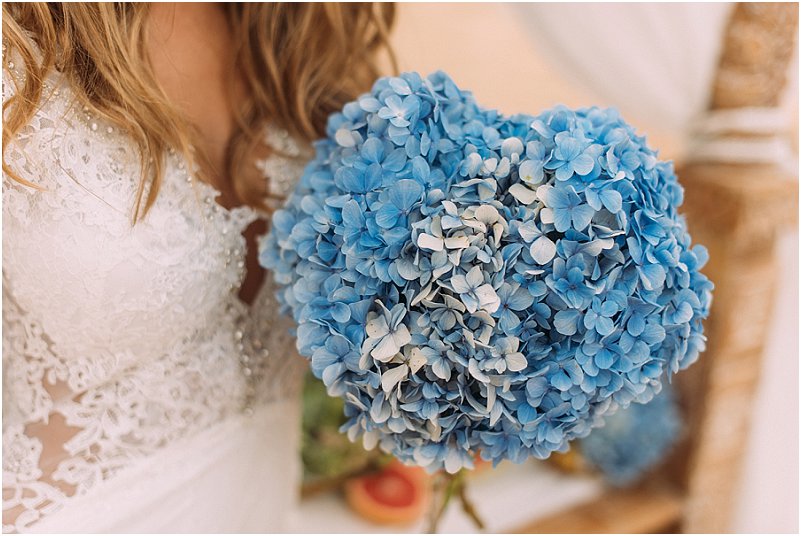 Tropical beach wedding