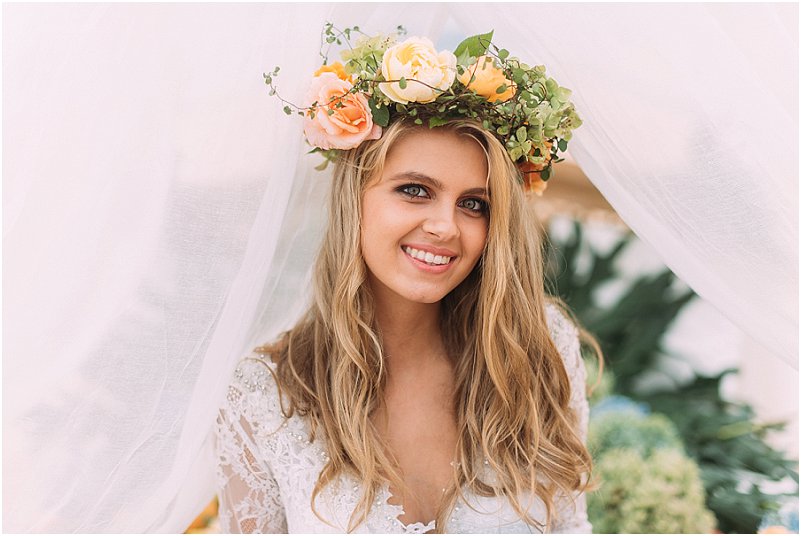 Tropical beach wedding