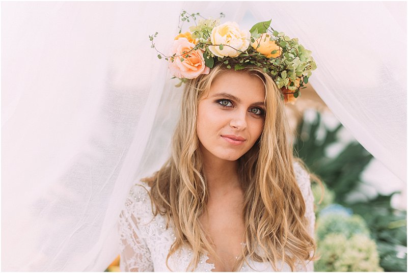 Tropical beach wedding