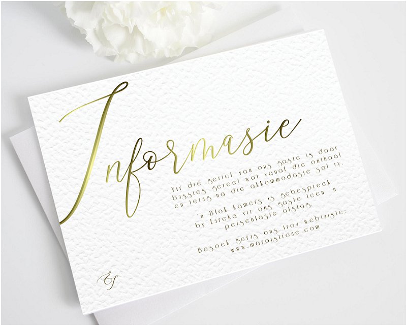 elegante trou skryfbehoefte stel 