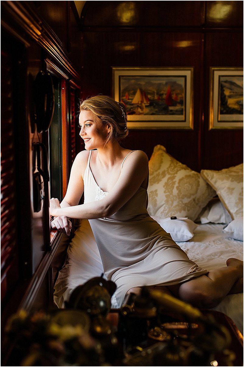 wedding on Rovos Rail luxury train