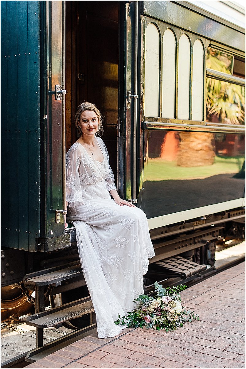 wedding on Rovos Rail luxury train