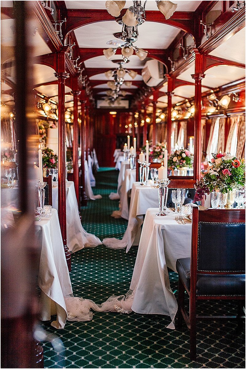 wedding on Rovos Rail luxury train