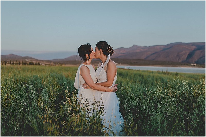 lesbian wedding at bon cap