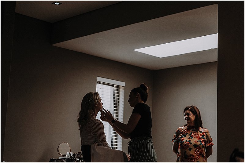 bride getting ready photos