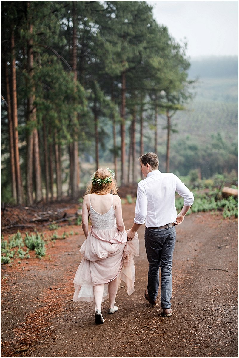 forest engagement photo ideas