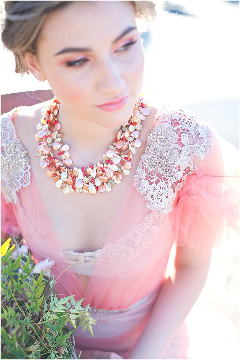 pantone living coral wedding dresses