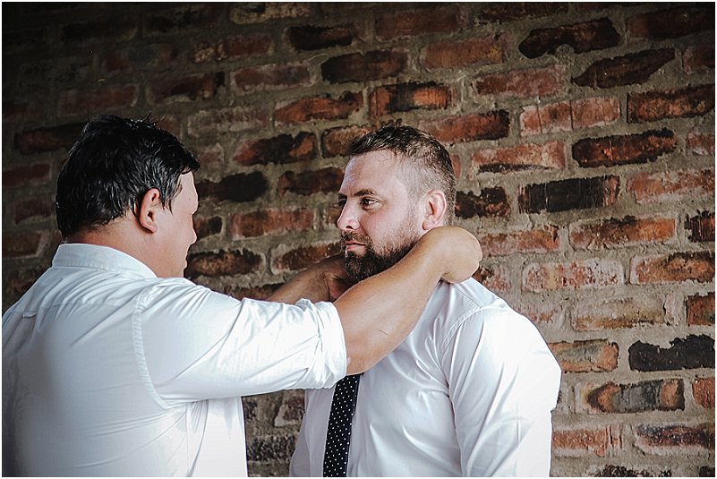 groom getting ready photos
