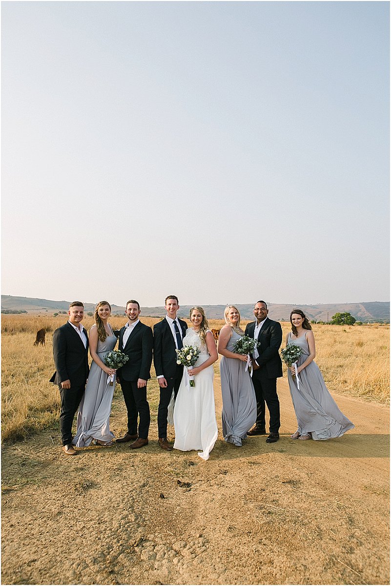bridal party bridesmaids groomsmen