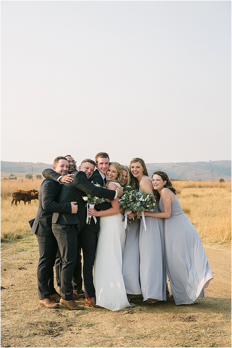 bridal party bridesmaids groomsmen