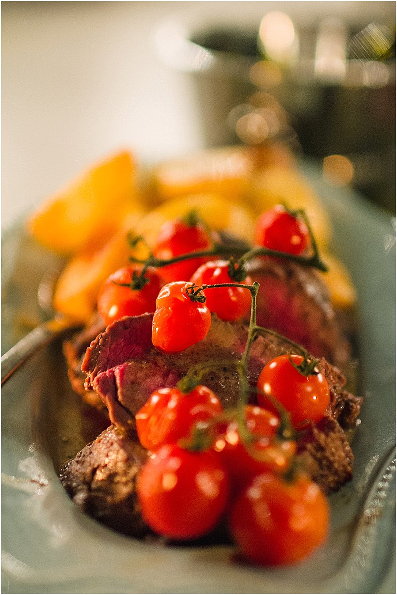 farm style wedding food