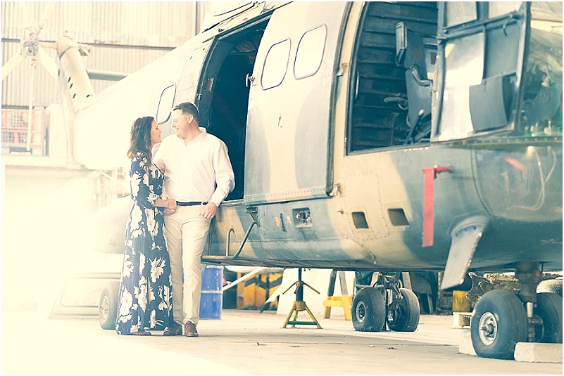 aviator engagement photoshoot