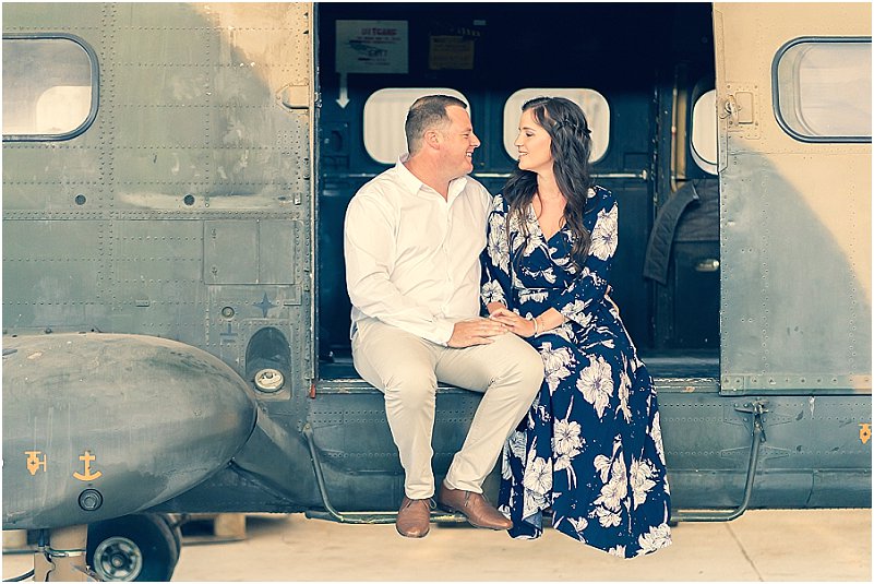 aviator engagement photoshoot