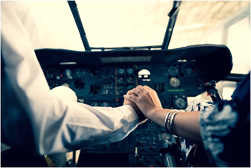 aviator engagement photoshoot