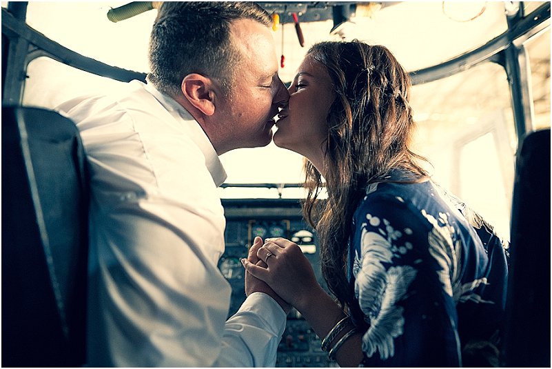 aviator engagement photoshoot