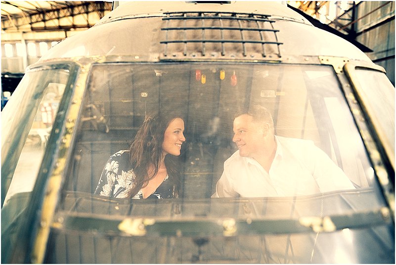 aviator engagement photoshoot