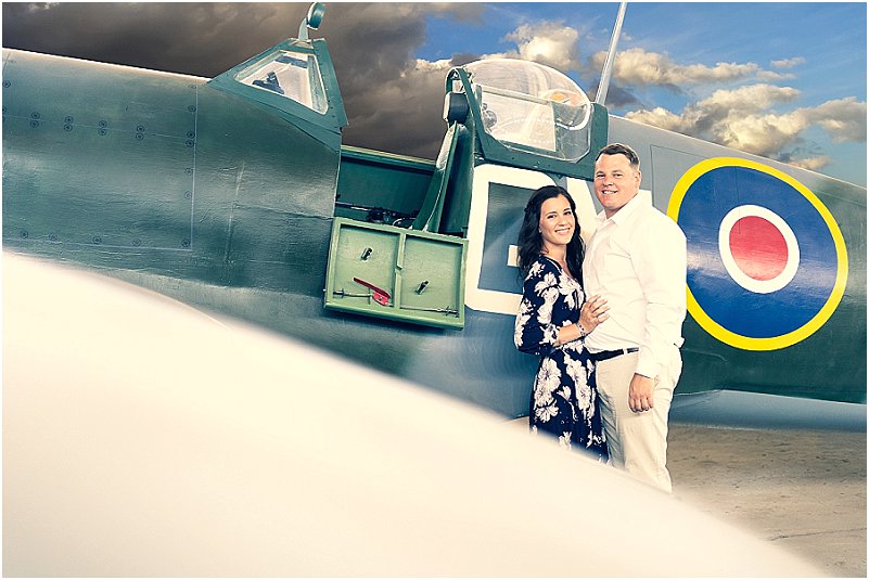 aviator engagement photoshoot