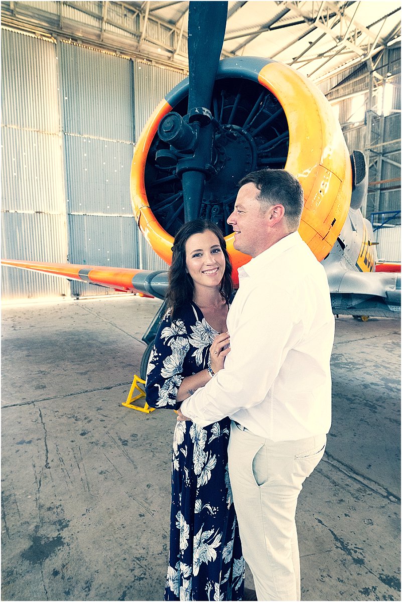 aviator engagement photoshoot