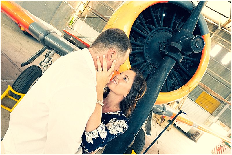 aviator engagement photoshoot