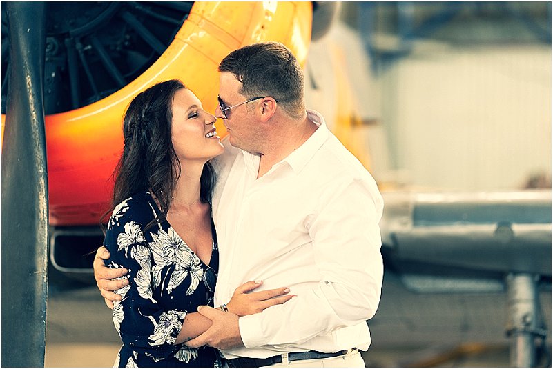 aviator engagement photoshoot