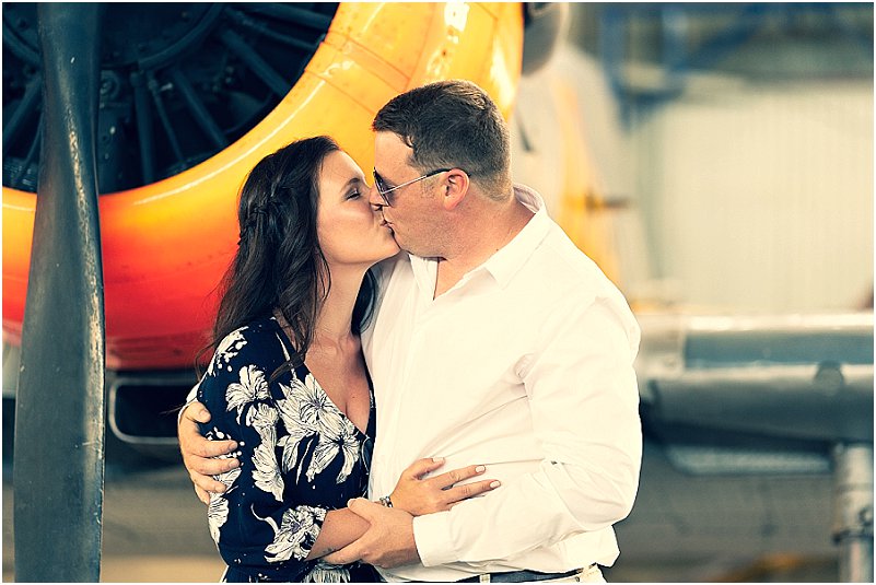 aviator engagement photoshoot