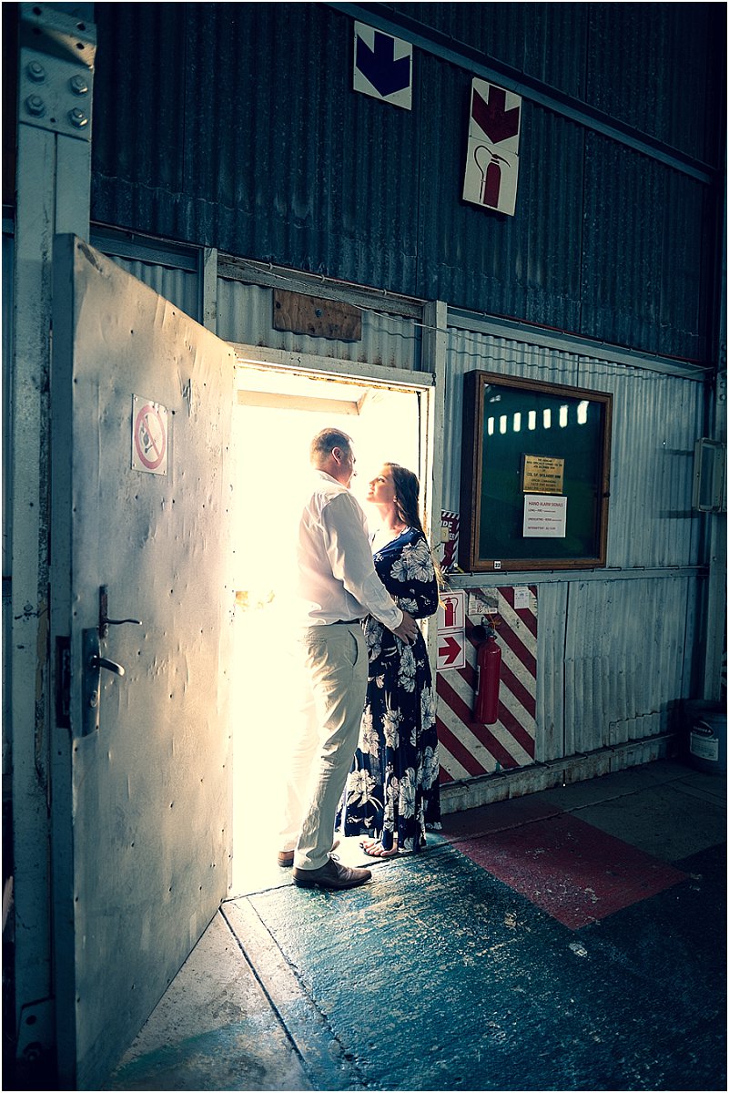 aviator engagement photoshoot