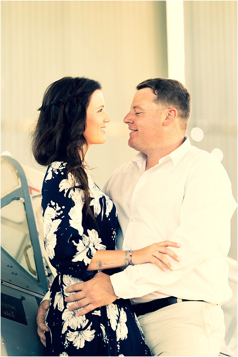 aviator engagement photoshoot