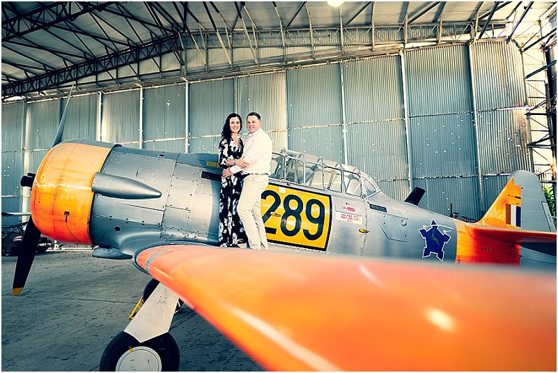 aviator engagement photoshoot