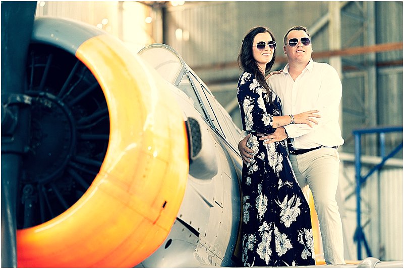 aviator engagement photoshoot
