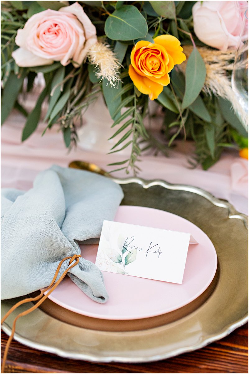 mustard wedding inspiration