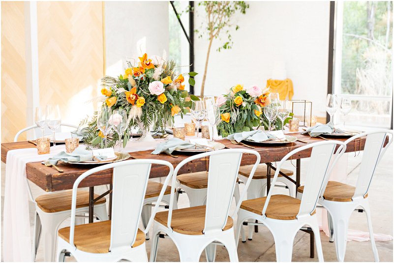 mustard wedding inspiration