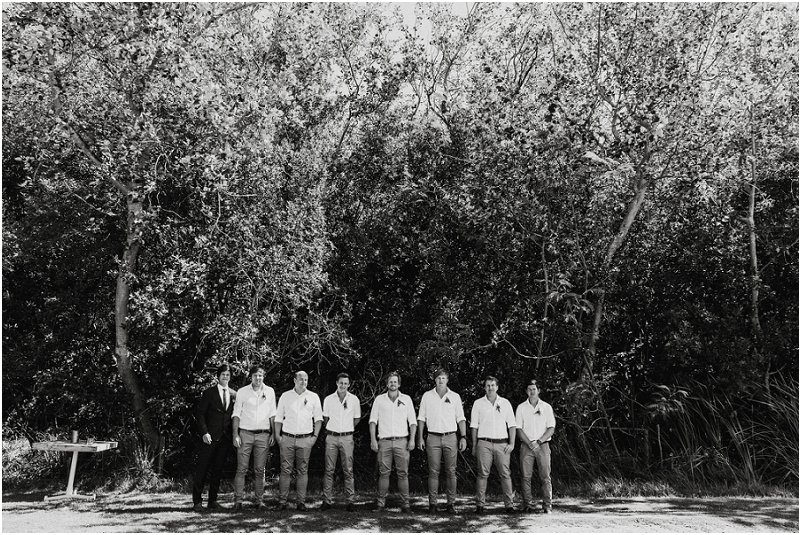 Groom with Groomsmen photos