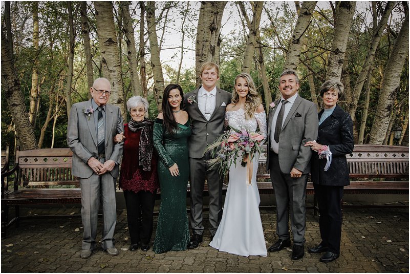 modern winter wedding