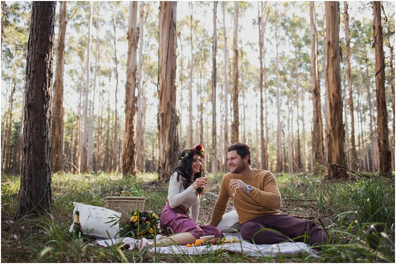 Engagement photos in Tsitsikamma