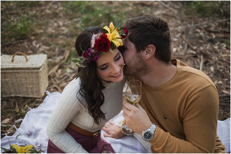 Engagement photos in Tsitsikamma