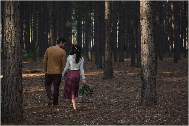 Engagement photos in Tsitsikamma